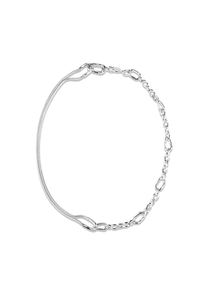 Infini Chain Necklace - Rhodium