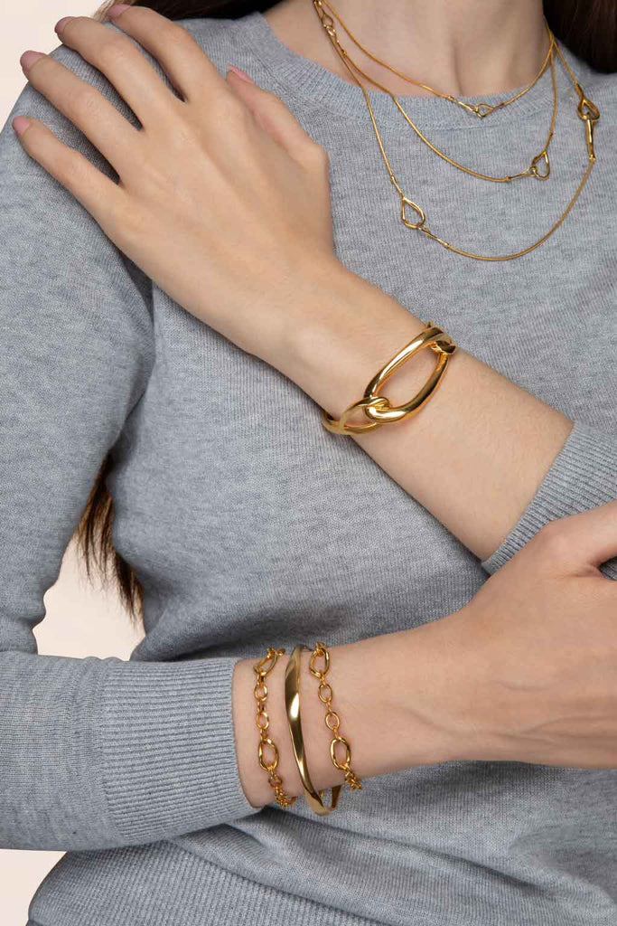 Infini Layered Bracelet - Gold