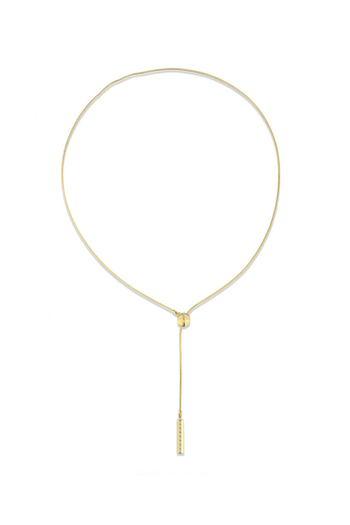 Essential Y Necklace - Gold