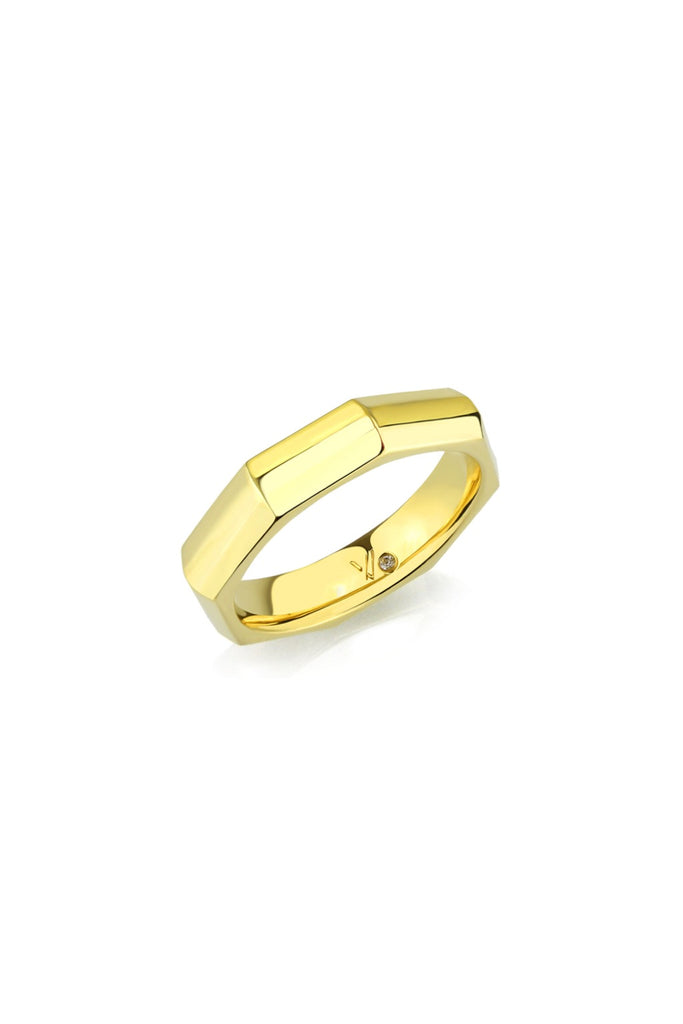 Essential Simple Band Ring - Gold