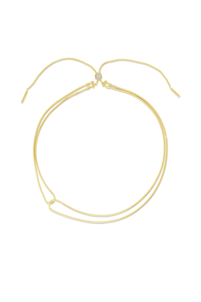 Infini Looped Chain Necklace - Gold